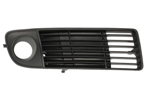 Grila bara fata Dreapta potrivit AUDI A6 C5, ALLROAD C5 1997-2005 1997-1999 - (cu orificii proiector ceata, plastic, negru)
