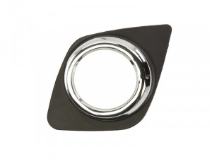 Grila bara fata stanga potrivit TOYOTA RAV 4 2005-2010 - cu locas proiectoare, negru/crom
