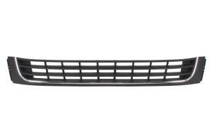Grila bara fata stanga potrivita VW AMAROK 2H 2010-2016 - negru / crom