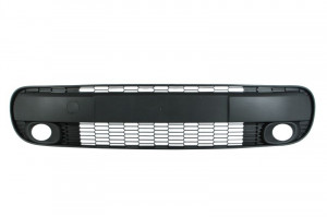 Grila bara Inferior, cu locas proiector, plastic, negru, TUV potrivit FIAT 500L dupa 2012 dupa 2012