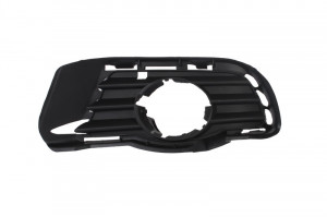 Grila bara Stanga ELEGANCE, cu locas proiector, negru potrivit MERCEDES C T-MODEL S204, C W204 2007-2014 2007-2011