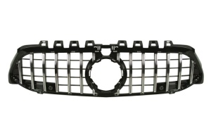 Grila radiator cu orificiu pentru camera, AMG STYLING, negru lucios/crom potrivit MERCEDES A-KLASA W177 2018-2022
