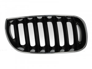Grila radiator Dreapta potrivit BMW X3 (E83) 2.0-3.0D 2003-2011 - (crom/negru)