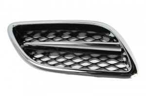Grila radiator Dreapta potrivit NISSAN PRIMERA 1.6-2.0D 1996-2002 pana in 2002 - (crom/negru)