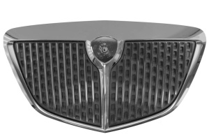 Grila radiator Fata potrivit LANCIA YPSILON 843 2006-2011 - (garnituri cromate; crom/negru)