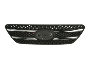 Grila radiator potrivit KIA CEE'D 1.4-2.0D 2006-2012 pana in 2009 - (crom/negru)
