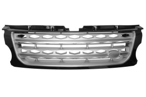 Grila radiator potrivit LAND ROVER DISCOVERY IV L319 pana in 2015 - (argintiu/negru)