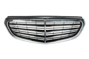 Grila radiator potrivit MERCEDES E T-MODEL (S212), E (W212) 1.8-6.2 2009-2016 pana in 2016 - (ELEGANCE, complet, crom/negru)