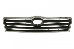 Grila radiator potrivit TOYOTA AVENSIS 1.6-2.4 2003-2008 pana in 2006 - (crom/negru)
