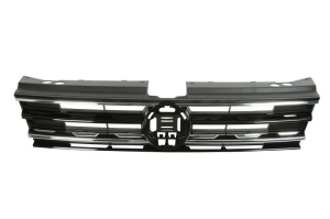 Grila radiator potrivit VW TIGUAN II 2016-2019 - (2 buc.; garnituri cromate; negru lucios)