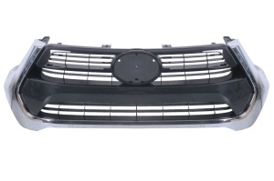 Grila radiator rama crom, negru potrivit TOYOTA HILUX VIII dupa 2020