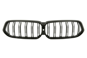 Grila radiator stanga/dreapta potrivit BMW 6 GRAN TURISMO G32 dupa 2017 - (set, pachet M, negru lucios)