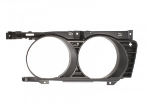 Grila radiator Stanga potrivit BMW 5 (E34) 1.8-4.0 1987-1996 1994-1997 - (extern, negru)