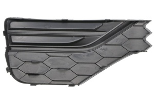 Grila ventilatie bara fata stanga potrivit VW AMAROK 2H 2016-2022 - (cu dungă neagra, plastic, negru) - Img 2