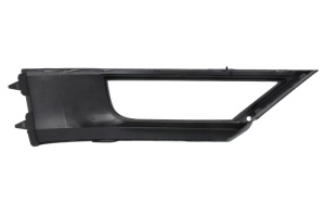 Grila ventilatie bara fata stanga potrivit VW T-ROC 2017-2020 - (cu orificii lampa ceata, cu orificii senzor parcare, plastic, negru) - Img 2