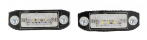 Iluminare numar inmatriculare stanga/dreapta set potrivit VOLVO C30, C70 II, S40 I, S40 II, S60 I, S60 II, S80 I, S80 II, V40, V50, V60 I, V70 II, V70 III, XC60 I, XC70 II, XC90 I, XC90 II dupa 1999