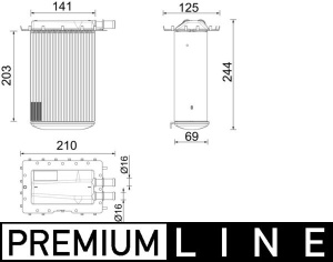 Intercooler potrivit AUDI A6 C7 4.0 10.14-09.18 - Img 3