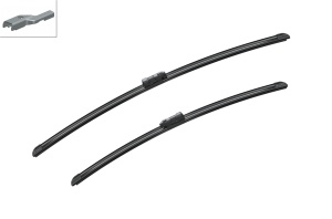 Lama stergatoare Jointless Fata cu spoiler (2buc) A581S Aerotwin 680/575mm potrivit OPEL MERIVA B 06.10-03.17 - Img 4