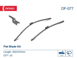 Lamela stergator fata (2buc) Flat Blades 650/475mm potrivit LAMBORGHINI URUS; TESLA MODEL 3, MODEL Y; VW ARTEON, ARTEON SHOOTING BRAKE, PASSAT ALLTRACK B8, PASSAT B8, PASSAT B9, T-ROC 08.14- - Img 4