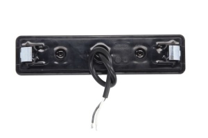 Lumina clarificare lumini stanga/dreapta, alb, LED, inaltime 55mm; latime 180mm; adancime 40mm, in relief, lungime cablu 220mm, 24V potrivit SCANIA 4, G I, IRIZAR PB, K, P I, R I, T 05.95- - Img 2