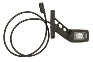 Lumina clarificare stanga, portocaliu/rosu/alb, LED, suprafata, lungime cablu 1000mm, pe brațul mediu-lung, 12/24V (cu clemă pentru fir plat, conector: CLICK-IN/JAEGER, IP66) - Img 1