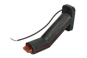 Lumina delimitare dreapta, portocaliu/rosu/alb, LED lungime cablu 400mm, pe brațul lung, 12/24V (IP6K9K) - Img 3