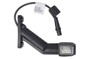 Lumina delimitare dreapta; SUPERPOINT IV, portocaliu/rosu/alb, LED, pe brațul lung, 12/24V - Img 2