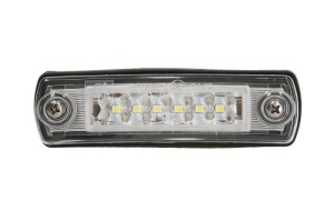 Lumina delimitare stanga/dreapta, alb, LED, 12/24V potrivit MERCEDES ACTROS MP4 / MP5, TRAVEGO (O 580); SETRA 400, 500 01.08- - Img 1