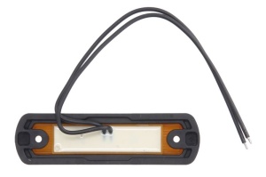 Lumina delimitare stanga/dreapta, portocaliu, LED, inaltime 31mm; latime 110mm; adancime 13mm lungime cablu 220mm, 12/24V (tip: neon) - Img 2
