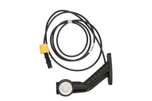 Lumina delimitare stanga, portocaliu/rosu/alb, LED, inaltime 15,5mm lungime cablu 2000mm, pe brațul lung, 24V - Img 1
