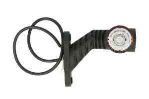 Lumina delimitare stanga, portocaliu/rosu/alb, LED lungime cablu 500mm, pe brațul mediu-lung, 12/24V - Img 2
