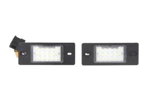 Lumina numar inmatriculare, culoare lumina: alb; set, 12V, cu aprobare circulatie potrivit PORSCHE CAYENNE; VW BORA, BORA I, GOLF IV 10.98-12.13 - Img 1