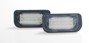 Lumina numar inmatriculare, culoare lumina: alb; set, 12V, cu aprobare circulatie potrivit MERCEDES C (W203), CLK (A209), CLK (C209), SL (R230); CHRYSLER CROSSFIRE 05.00-01.12 - Img 2