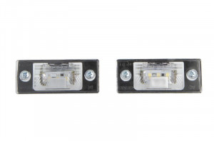 Lumina numar inmatriculare (LED, set) potrivit VW BORA, GOLF IV, GOLF V, PASSAT B6, TIGUAN I, TIGUAN II, TOUAREG 08.97-12.19 - Img 1