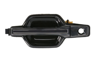 Maner exterior usa fata stanga potrivit Mitsubishi PAJERO III 2000-2007 - negru