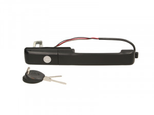 Maner usa Dreapta Fata potrivit VW PASSAT B3 1988-1993 - (cu cheie; exterior, cu incuietoare, cu cablu/cabluri; negru)