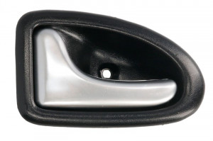 Maner usa Fata/Spate Stanga potrivit NISSAN PRIMASTAR; OPEL VIVARO A; RENAULT CLIO II, CLIO II/HATCHBACK, MEGANE I, MEGANE I CLASSIC, MEGANE I COACH, MEGANE II 1.2-3.0 dupa 1995 - (interior, crom)