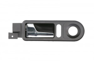 Maner usa fata stanga interior, negru/crom VW BORA, GOLF IV intre 1997-2006 - Img 1