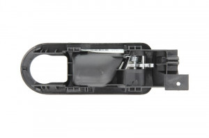 Maner usa fata stanga potrivit VW BORA, GOLF 4 1997-2006 - interior, negru/crom - Img 2