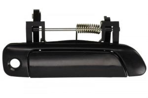 Maner usa Stanga Fata potrivit HONDA ACCORD VI 1998-2003 - (exterior, cu gaura pentru incuietoare; negru neted)