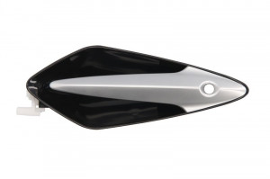 Maner usa Stanga Fata potrivit HONDA CIVIC VIII HB 2005-2011 - (exterior, cu gaura pentru incuietoare; crom/grund)