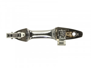Maner usa Stanga Fata potrivit HONDA CR-V III 2006-2012 - (exterior, cu gaura pentru incuietoare; crom) - Img 2