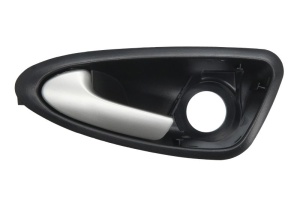 Maner usa Stanga Fata potrivit SEAT IBIZA IV 6J, IBIZA IV 6P 2008-2017 - (interior; argintiu/negru)