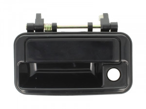 Maner usa Stanga Fata potrivit SUZUKI SWIFT II 1989-2005 - (exterior, cu gaura pentru incuietoare; negru)