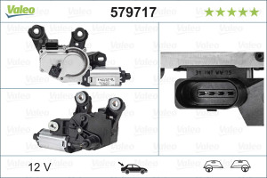 Motoras stergator Spate potrivit AUDI A1, A6 ALLROAD C7, A6 C6, A6 C7, Q3 03.06-10.18 - Img 3