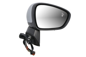 Oglinda dreapta electric, convex, cu incalzire, asistent schimbare benzi, grund, rabatabil electric potrivit OPEL CROSSLAND X 03.17- - Img 1