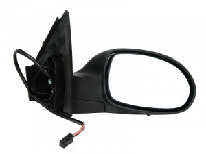 Oglinda dreapta potrivit CITROEN C5 2001-2008 - electrica, incalzita, convex, albastru, cu carcasa, cu senzor temperatura