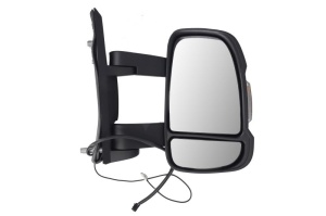Oglinda dreapta potrivit CITROEN JUMPER; FIAT DUCATO; PEUGEOT BOXER dupa 2006 - (electric, convex, cu incalzire, medium, cu semnalizator, aerial, w16w bulb)
