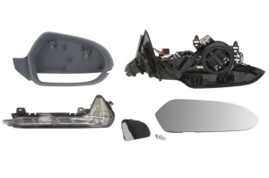 Oglinda exterioara dreapta potrivita Audi A6 C7 2010-2018 - asferice, pliabil electric, 16 buc pini