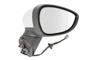 Oglinda laterala Dreapta electric, asferica, crom, potrivit FORD B-MAX - Img 1
